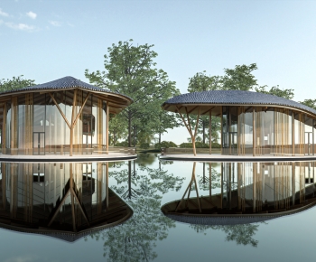 New Chinese Style Public Building-ID:335210087