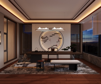 New Chinese Style Tea House-ID:828330044