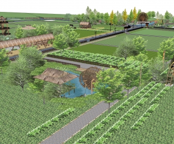 Modern Architectural Bird's-eye View Planning-ID:298439038