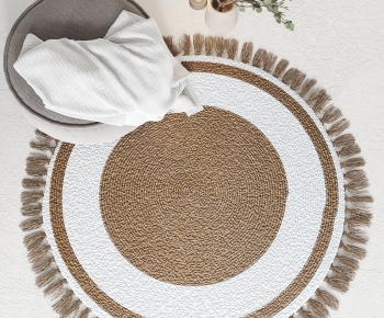 Nordic Style Circular Carpet-ID:503720051