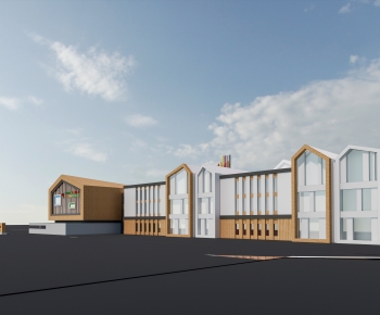 Modern School Building-ID:311081894