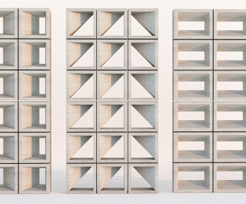 Modern Cement Brick Screen Partition-ID:175976998