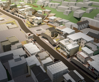 Modern Architectural Bird's-eye View Planning-ID:256380087