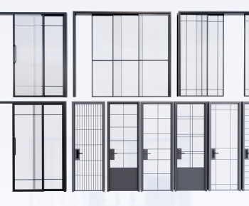 Modern Sliding Door-ID:523350952