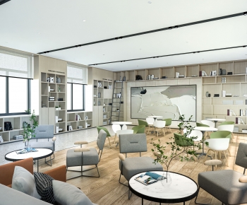 Modern Bookstore Book Bar-ID:824620017