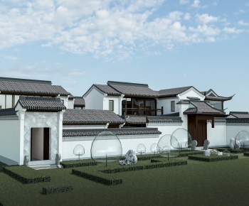 中式四合院-ID:117430725