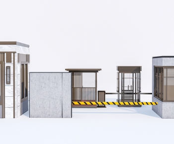 Modern Security Booth-ID:253621101