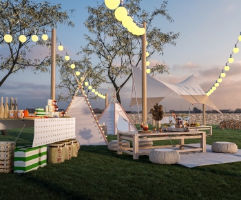 Modern Park Landscape-ID:865396029