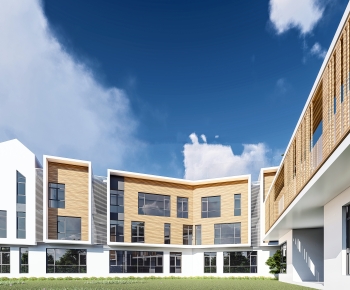 Modern School Building-ID:978768114