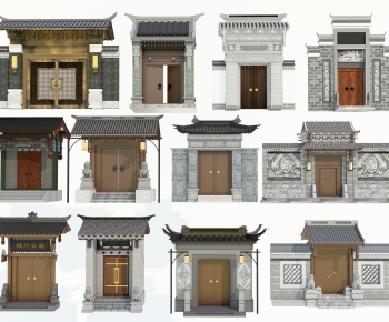 Chinese Style Facade Element-ID:714106089