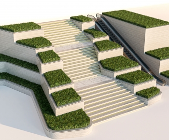 Modern Park Landscape-ID:630407092