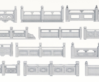 New Chinese Style Guardrail-ID:853596935