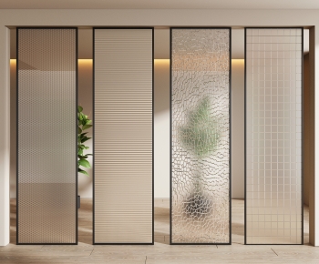 Modern Glass Screen Partition-ID:484405047