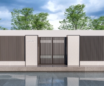 Modern Fence-ID:487874983