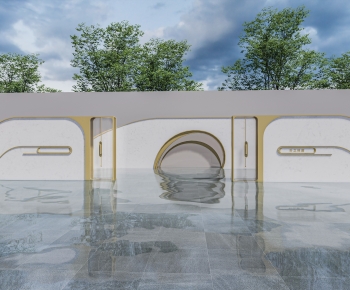 Modern Landscape Wall-ID:839454895