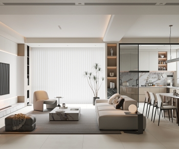 Modern A Living Room-ID:515840119