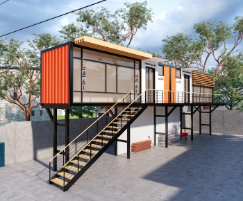 Modern Appearance Of Commercial Building-ID:389695886