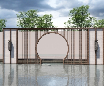 New Chinese Style Landscape Wall-ID:693068035