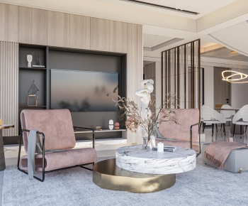 Modern A Living Room-ID:863854894