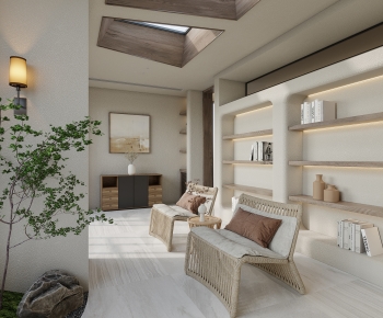 Wabi-sabi Style Balcony-ID:120689928