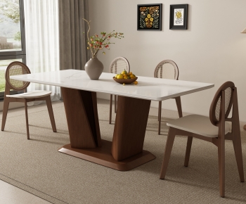 Modern Dining Table And Chairs-ID:409839286