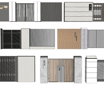 Modern Fence-ID:433984994