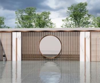 New Chinese Style Landscape Wall-ID:281469111