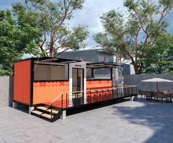 Modern Appearance Of Commercial Building-ID:395714041