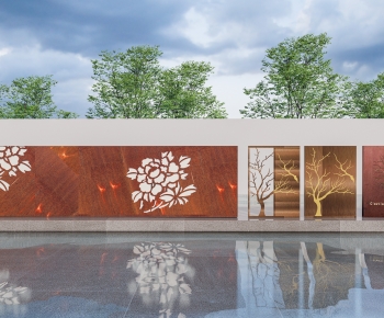 Modern Landscape Wall-ID:417709113