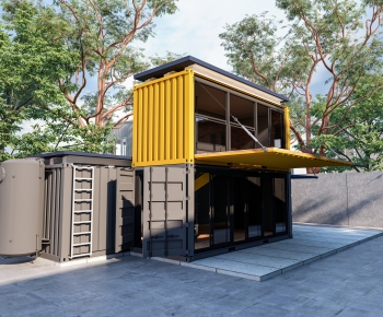 Modern Appearance Of Commercial Building-ID:430856948