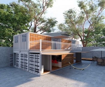 Modern Appearance Of Commercial Building-ID:972290091