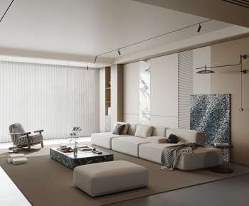 Modern A Living Room-ID:940439752