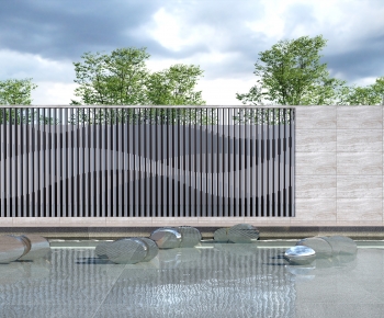 New Chinese Style Landscape Wall-ID:140724908