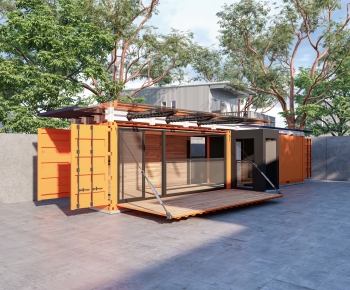 Modern Appearance Of Commercial Building-ID:219541078