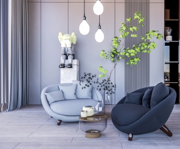 Modern Single Sofa-ID:291821001