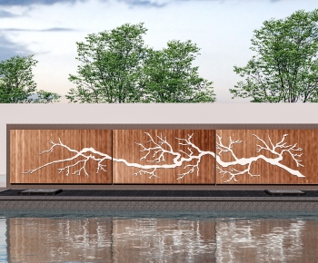 New Chinese Style Landscape Wall-ID:626575951