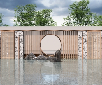 New Chinese Style Landscape Wall-ID:327312952