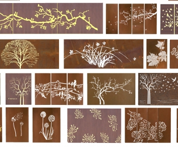 Modern Landscape Wall-ID:858393919