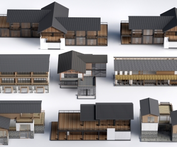 New Chinese Style Appearance Of Commercial Building-ID:803706885