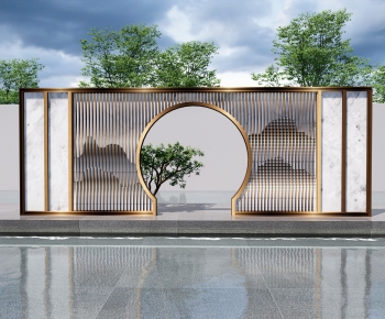 New Chinese Style Landscape Wall-ID:522464992