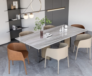 Modern Dining Table And Chairs-ID:367502933
