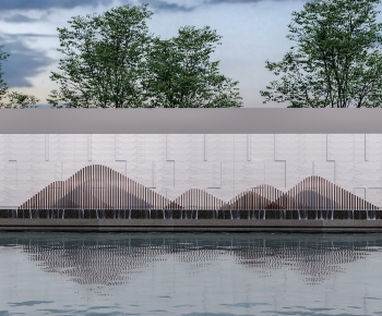 New Chinese Style Landscape Wall-ID:658387908