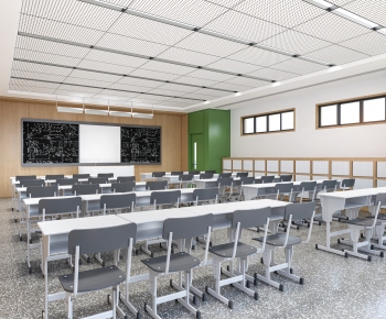 Modern School Classrooms-ID:737413882
