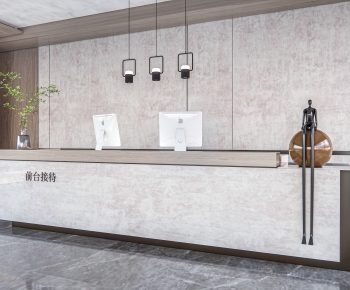 Modern Reception Desk-ID:453694113