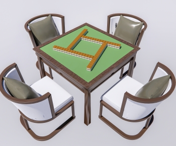 New Chinese Style Mahjong Tables And Chairs-ID:457721954