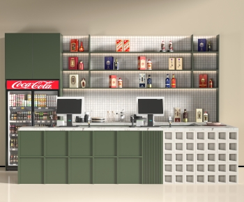 Modern Reception Desk-ID:589108948