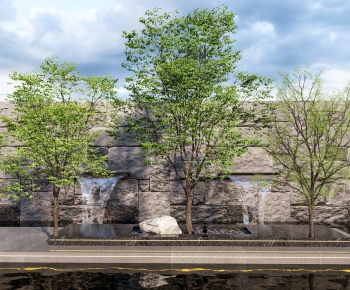 Modern Rockery Waterscape-ID:374934915