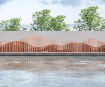 New Chinese Style Landscape Wall-ID:838599232