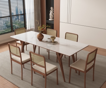 Modern Dining Table And Chairs-ID:963186986