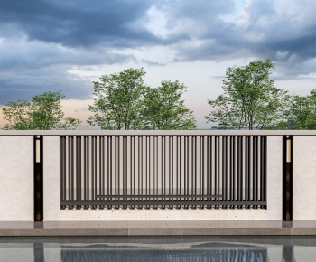 Modern Fence-ID:382188085